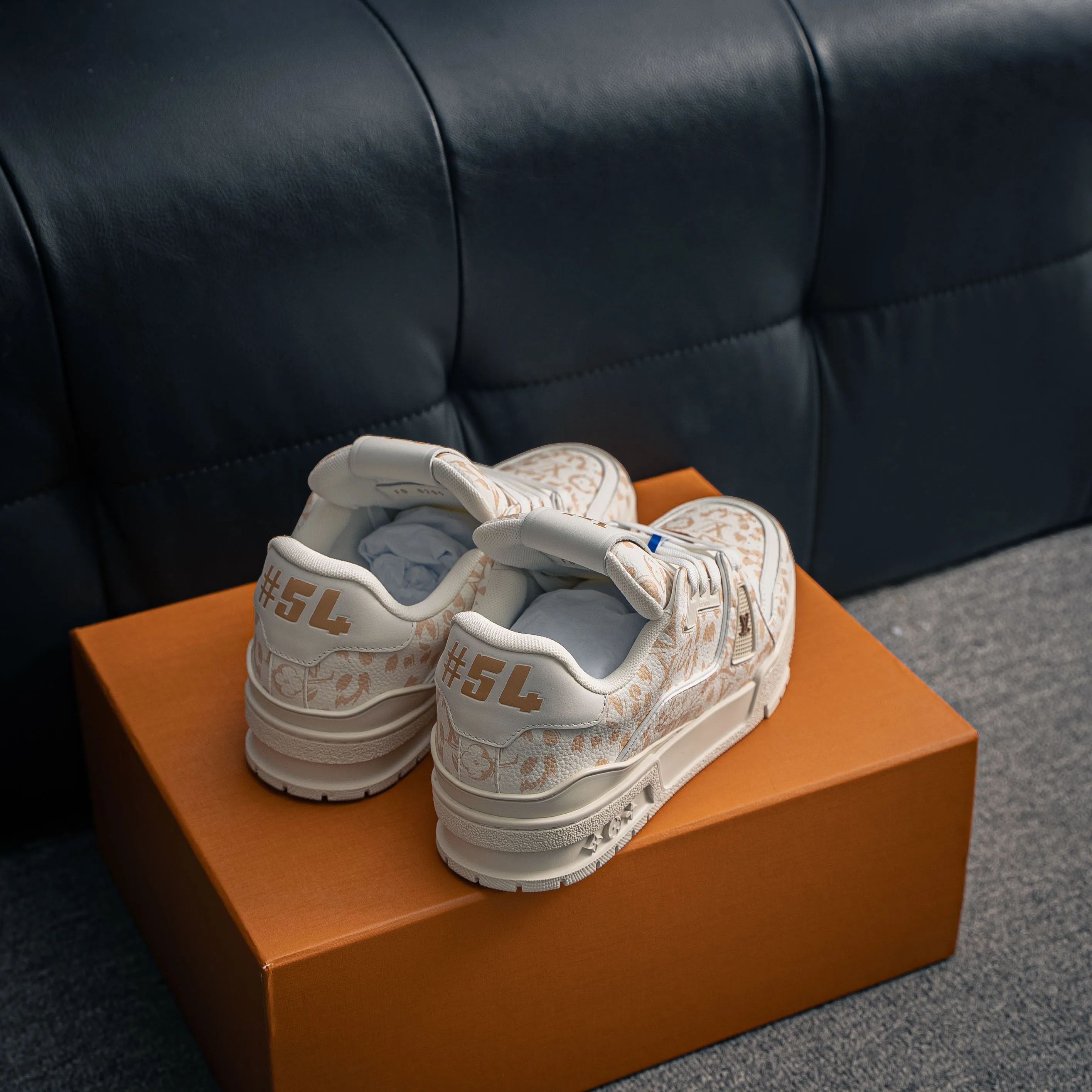 # Louis Vuitton Trainer Sneaker Low Versatile Skate Shoes NFC Authentic